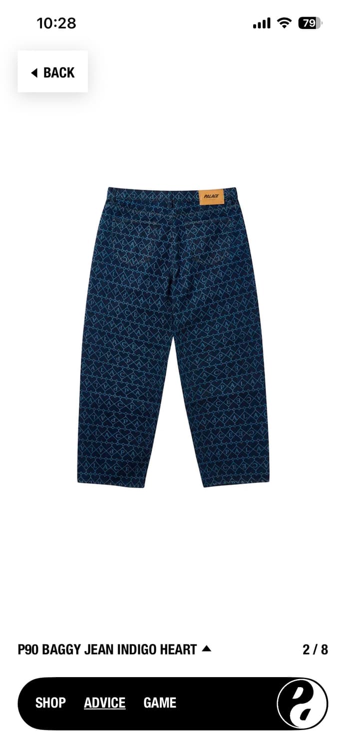 Palace heart denim pants 상품이미지3