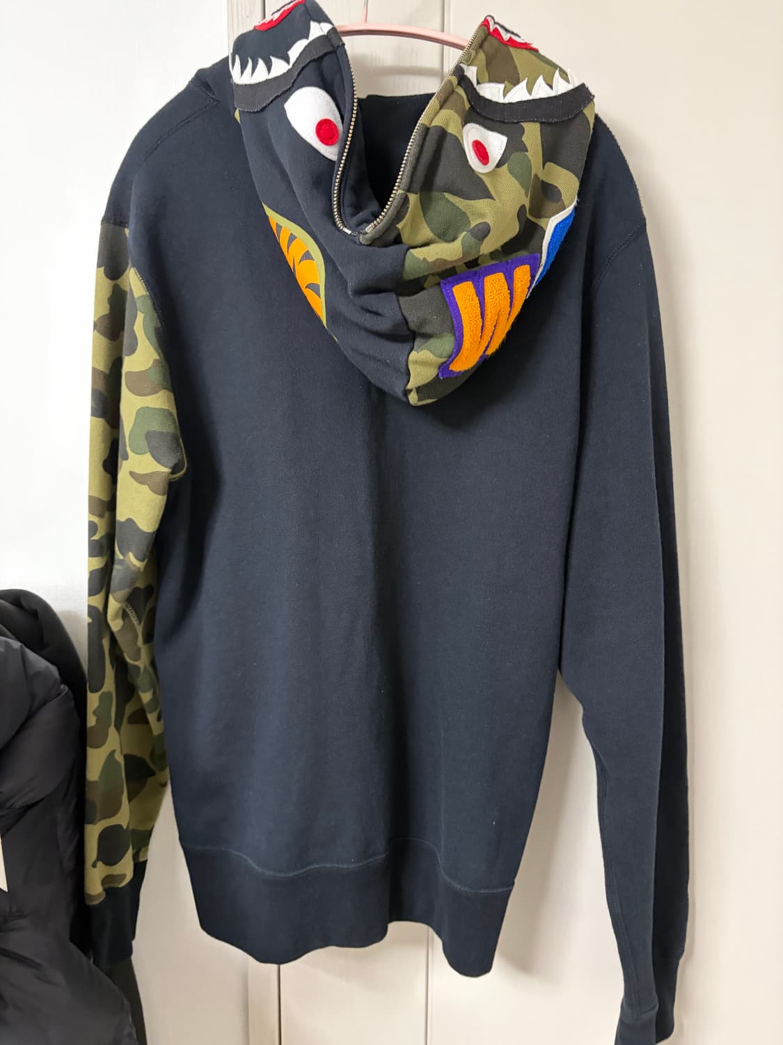 베이프 녹계 후드집업 상품이미지2