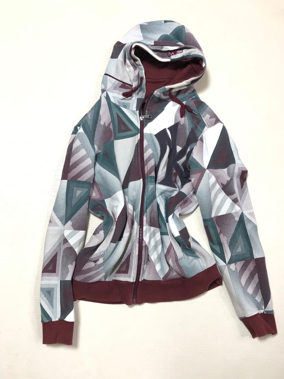 빈티지 mlb 화이트 후드집업 상품이미지7