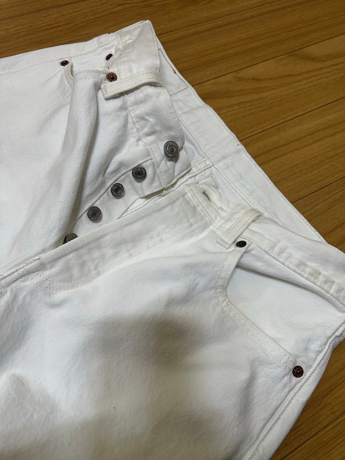 리바이스 501 화이트진 팝니다 (32/32) 상품이미지5