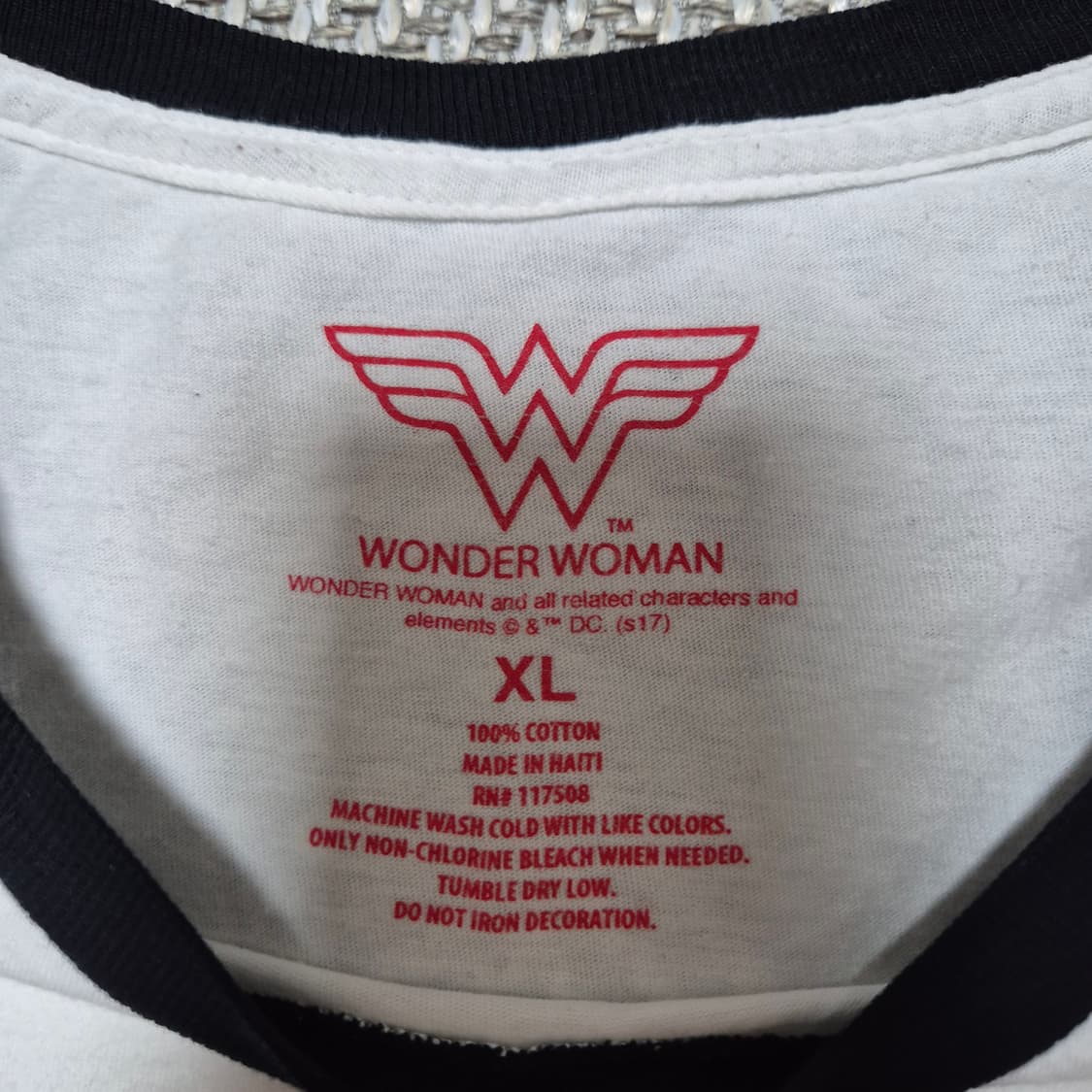 원더우먼 링거 티셔츠 (XL) 상품이미지2