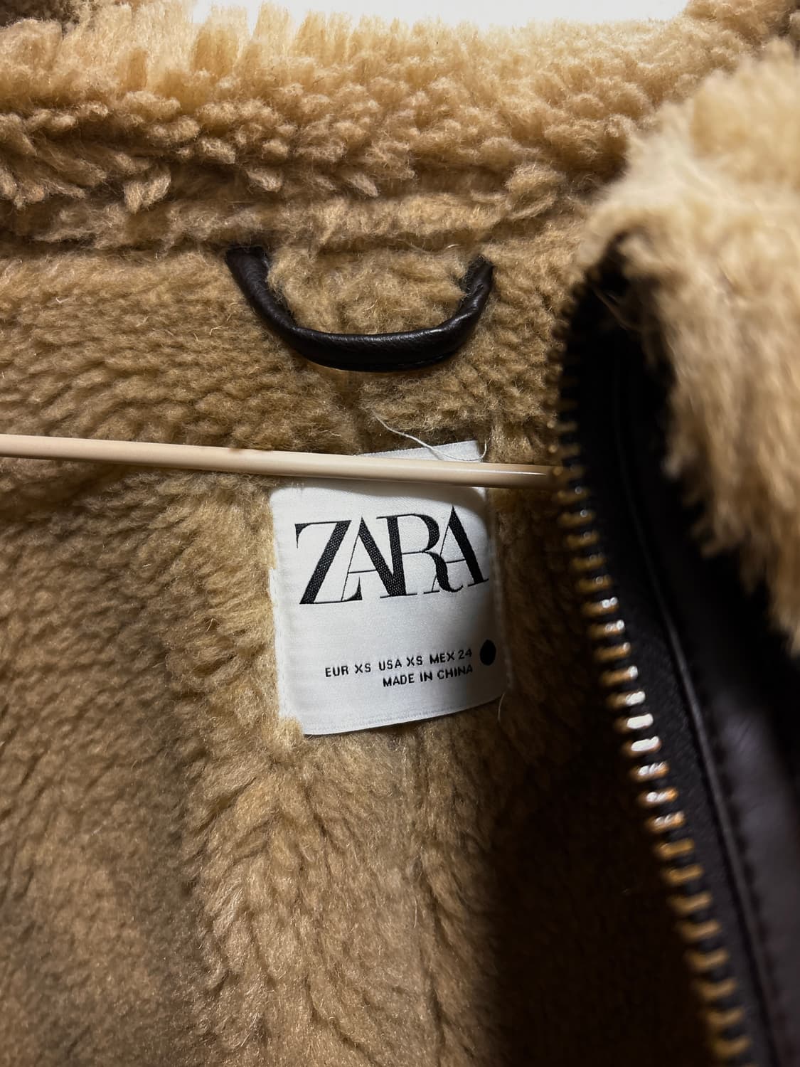 자라 무스탕 브라운 상품이미지1