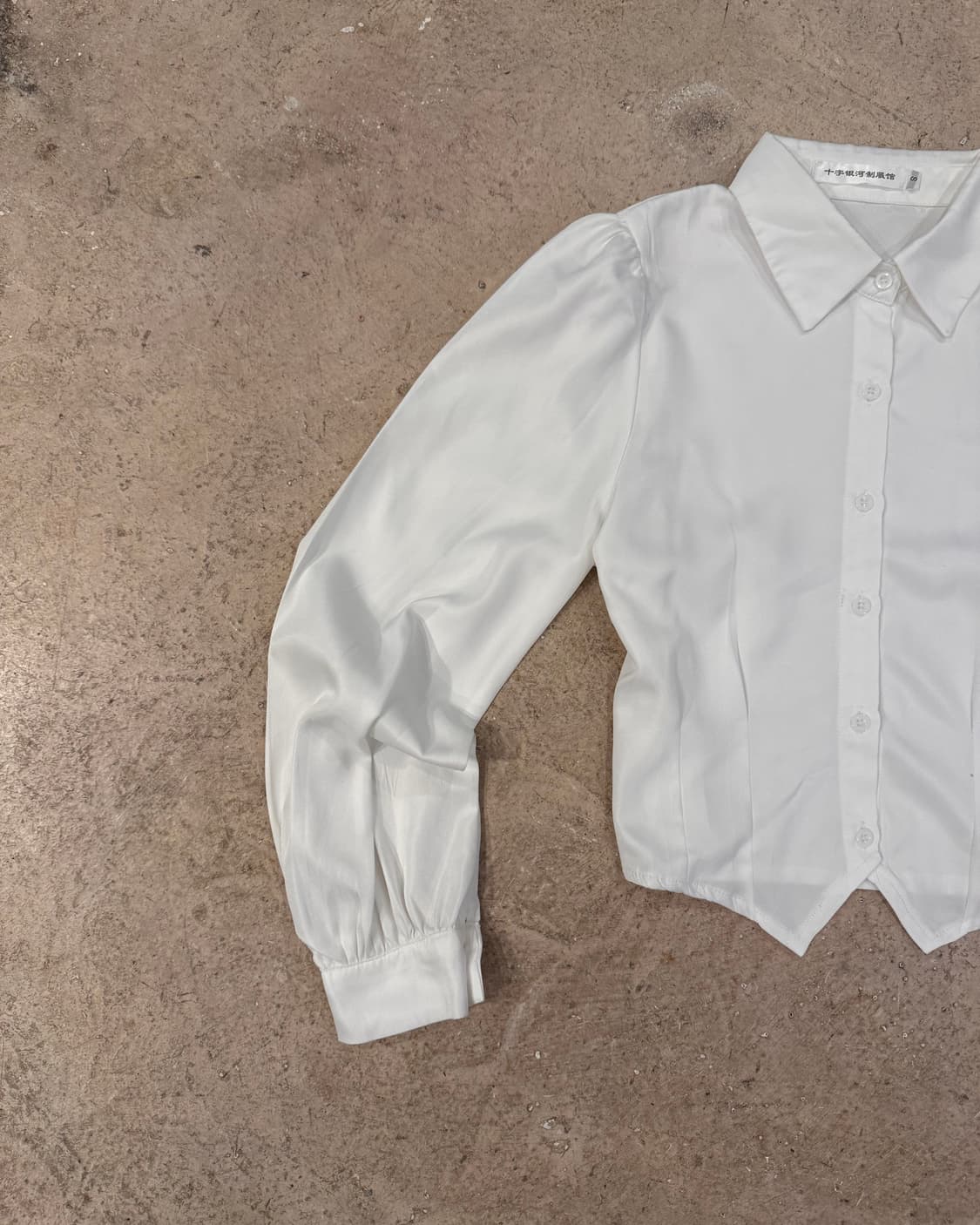 크롭 퍼프 셔츠 상품이미지3