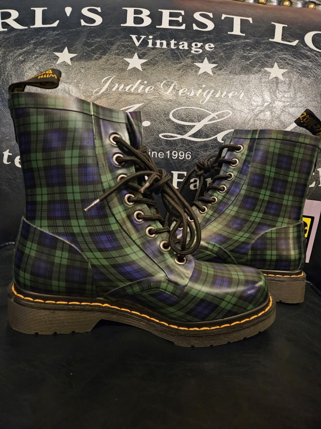 닥터마틴 드렌치 타탄체크 웰링턴 부츠 ( UK 6 ) / 10030 상품이미지4