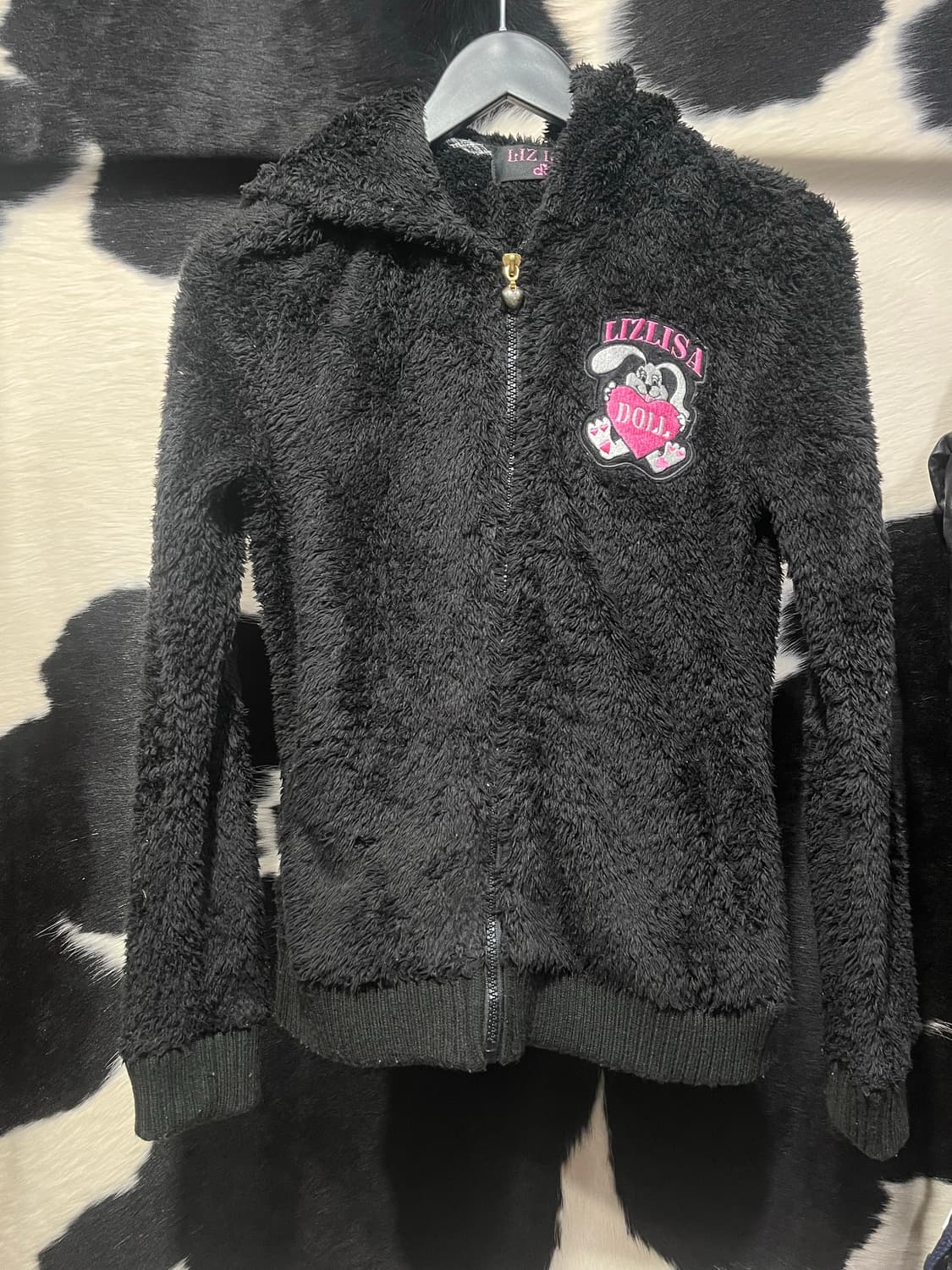 리즈리사 토끼귀 포인트 후드집업 상품이미지2