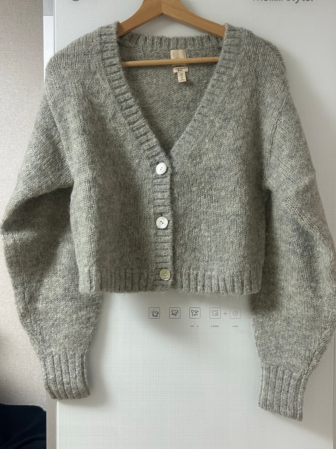 H&M 울 알파카 블랜드 니트 가디건 상품이미지1
