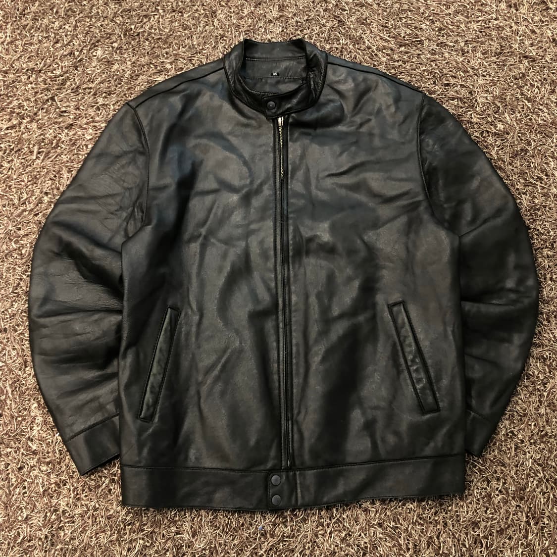 빈티지 양가죽 바이커 레더 가죽 자켓 상품이미지1