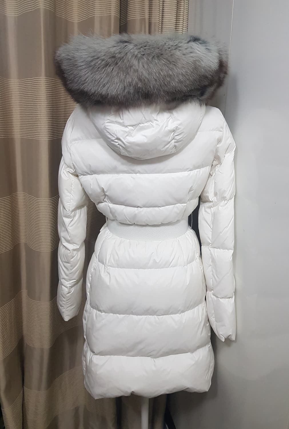 정가499000원 택있음)버커루DIVO 프리미엄 덕 다운 롱패딩 XS 새 상품이미지9