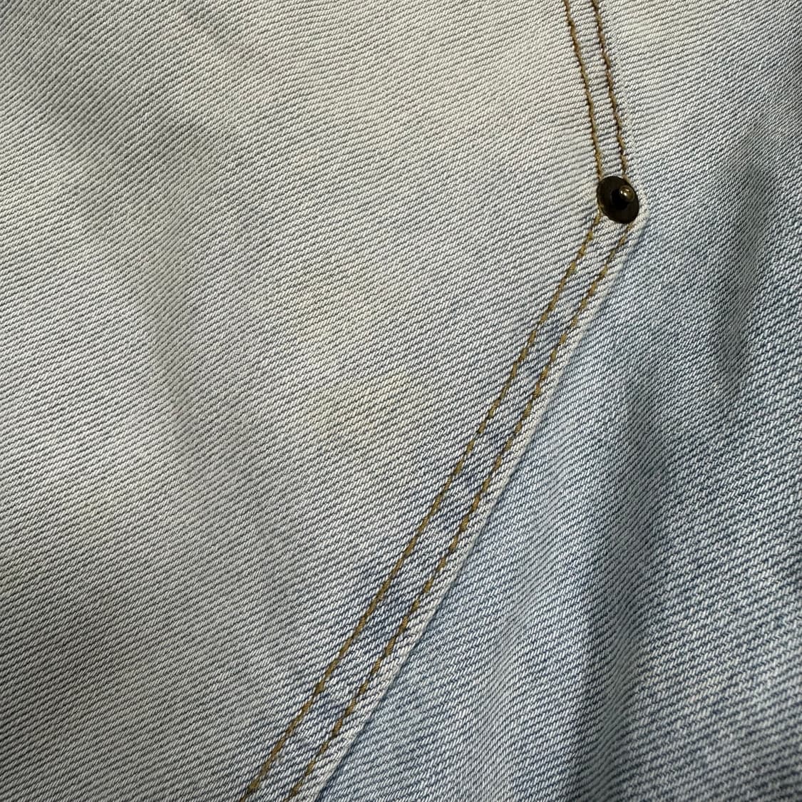 ✨ (바배) 빈티지 더블니 카펜터 버뮤다 데님 팬츠 상품이미지5