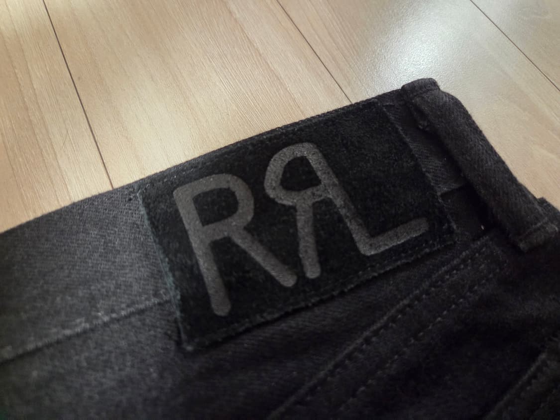 RRL 더블알엘 블랙온블랙 셀비지 데님 팬츠 32/30 상품이미지5