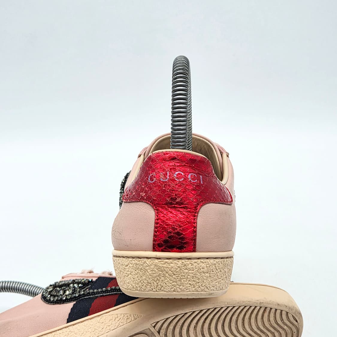 구찌 우먼스 에이스 스니커즈 크리스탈 핑크 (34) 상품이미지2