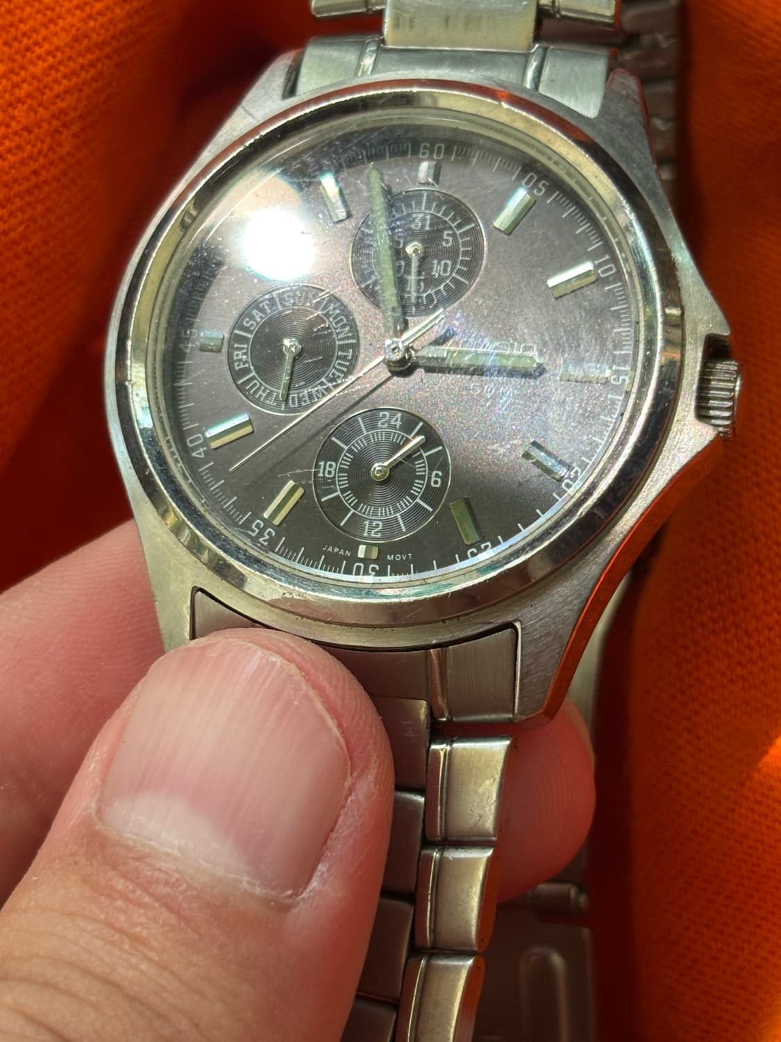 vintage casio metal watch 카시오 시계 상품이미지4