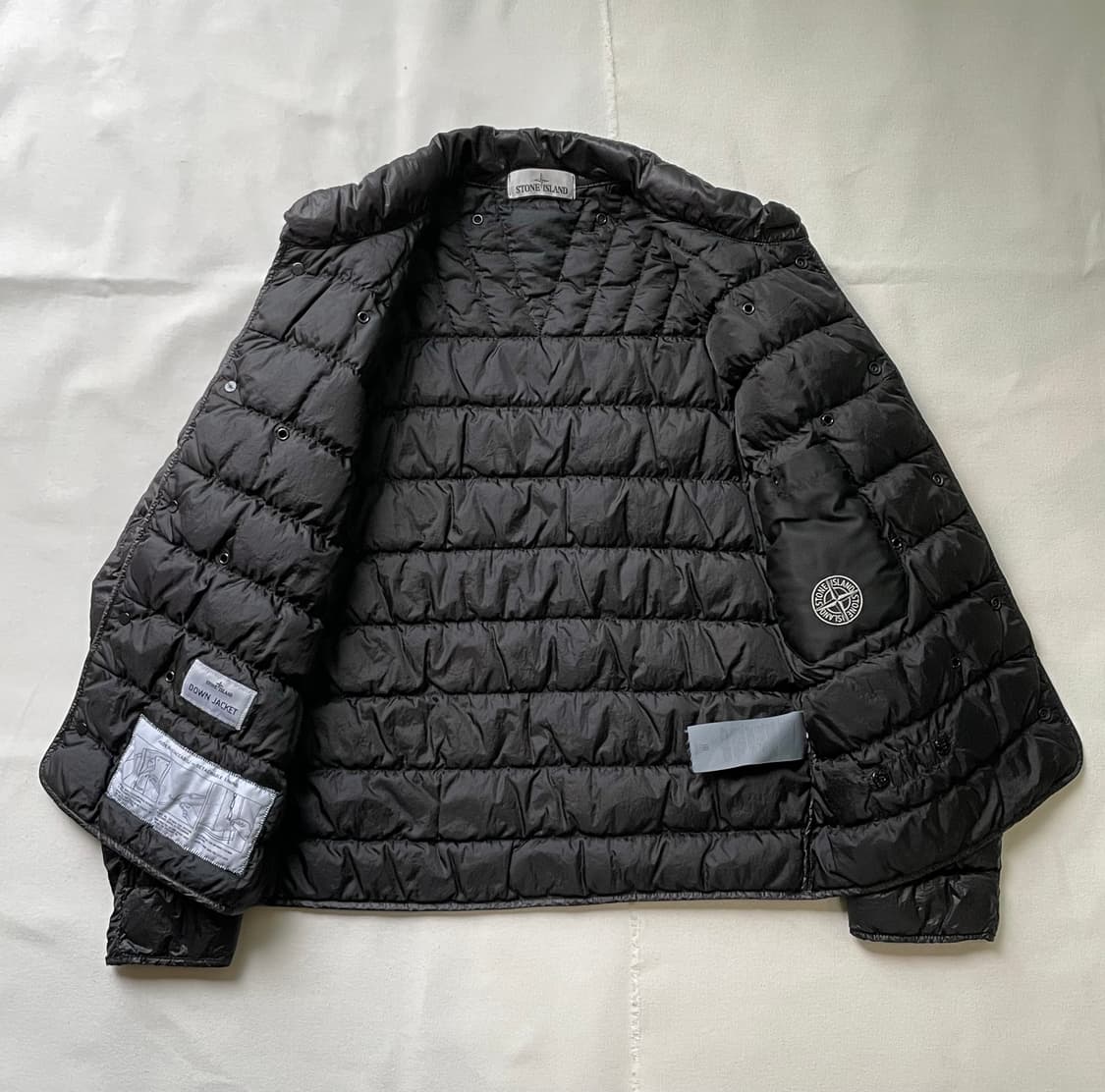 [정품] 스톤아일랜드 수피마 코튼 패딩 후드 레인 코트 자켓 상품이미지7