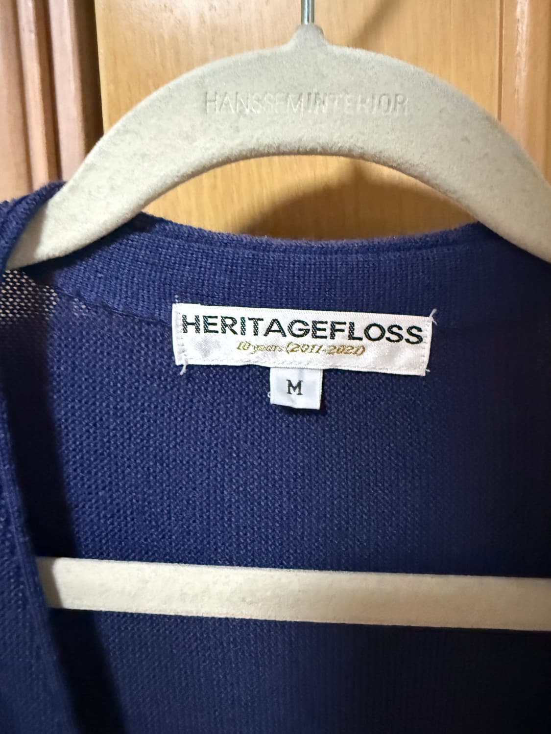 [M] 헤리티지플로스 가디건 M 네이비 상품이미지2