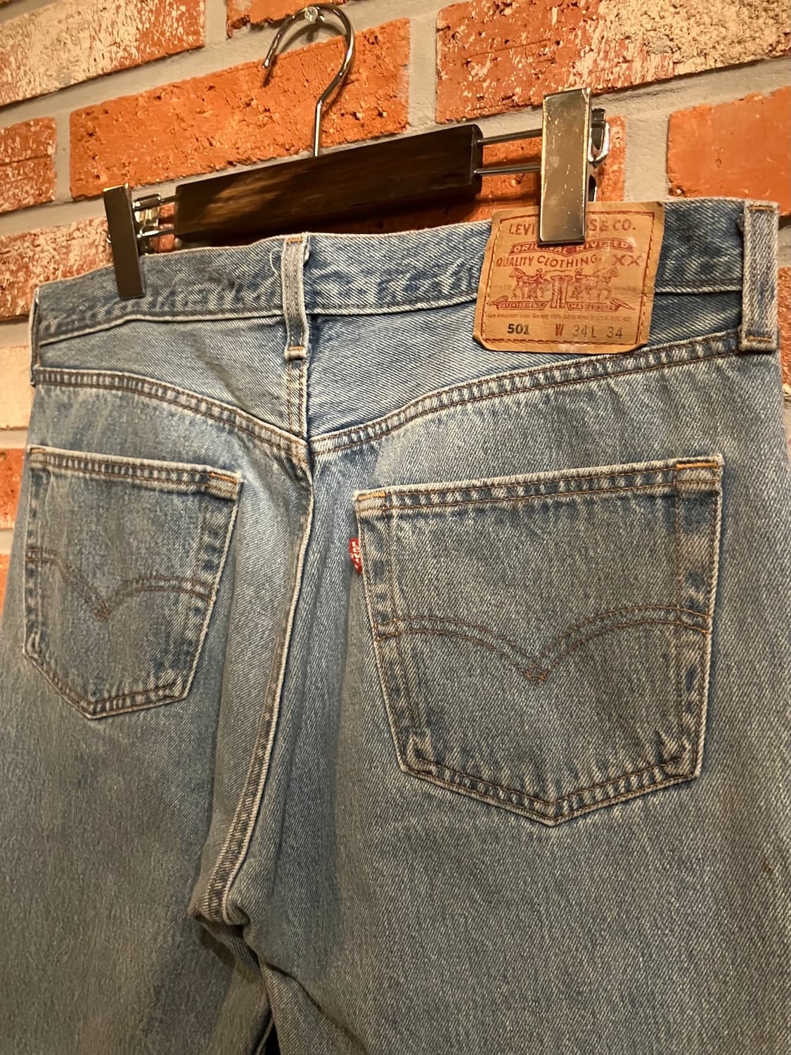 90s USA 빈티지 리바이스 501 데님 팬츠 상품이미지6