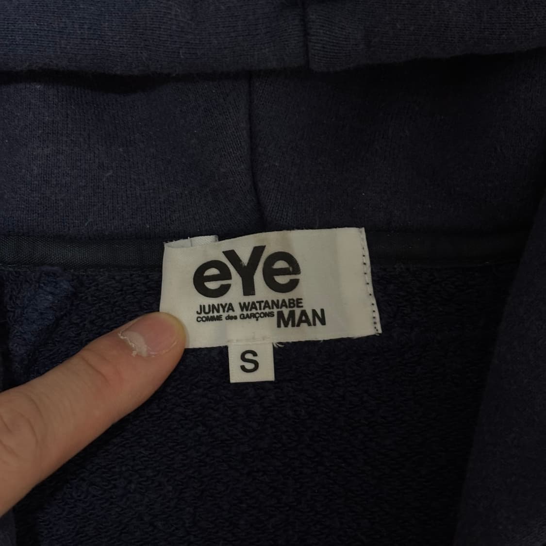[S] 준야와타나베 맨 08AW 네이비 후드 집업 상품이미지9