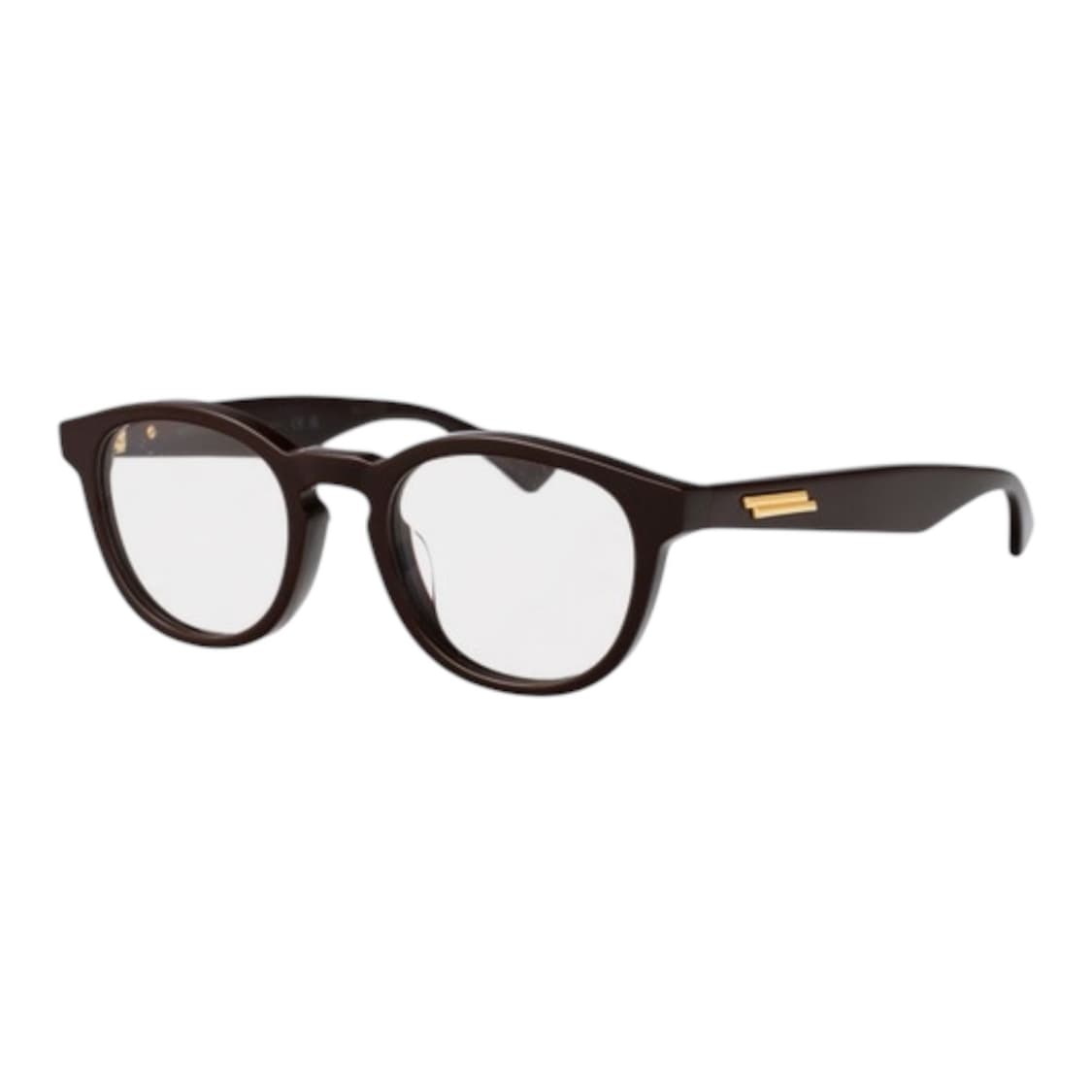 보테가베네타 로고 템플 아세테이트 안경 브라운 상품이미지1