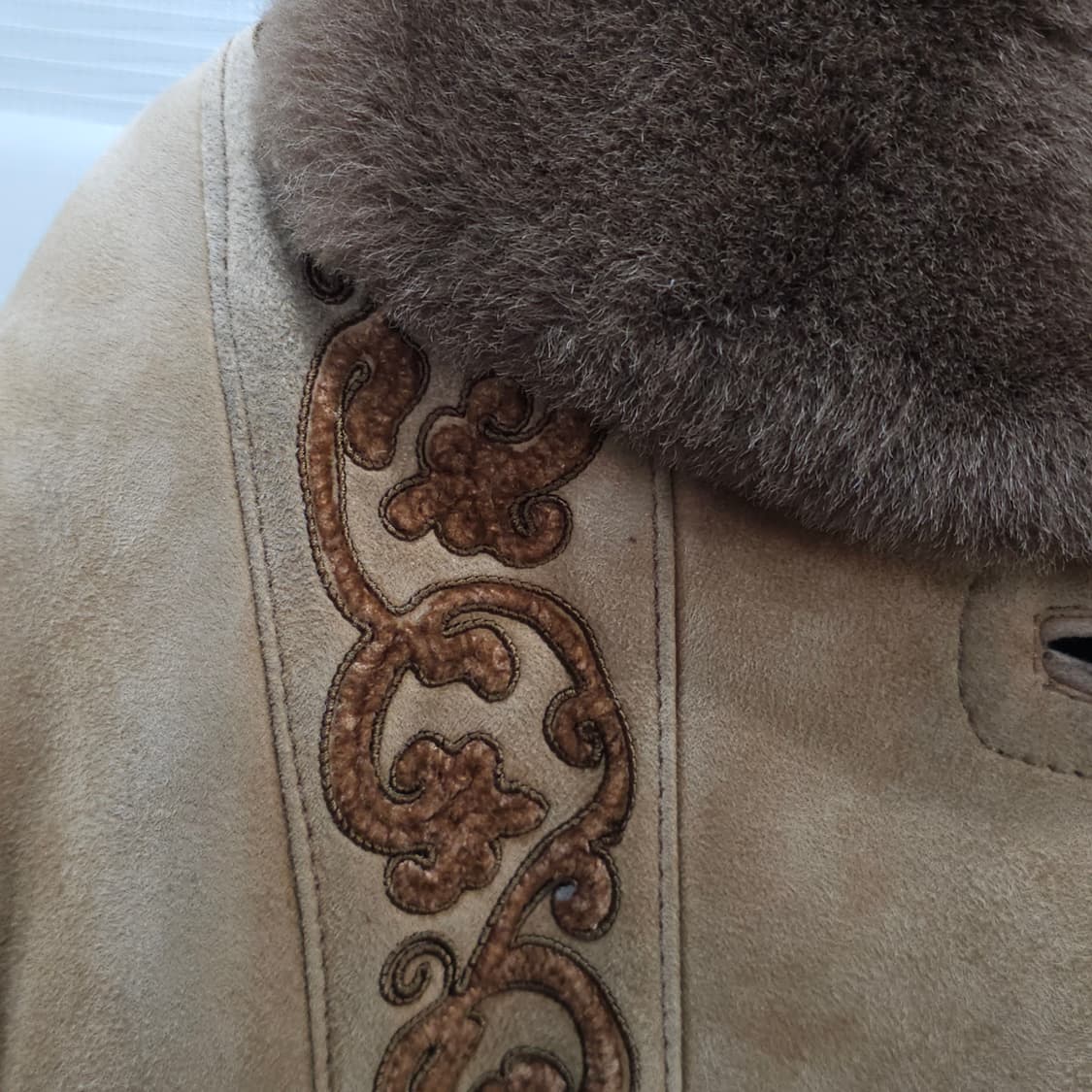 80-90s 빈티지 양가죽 양털 무스탕- 우먼프리 상품이미지3