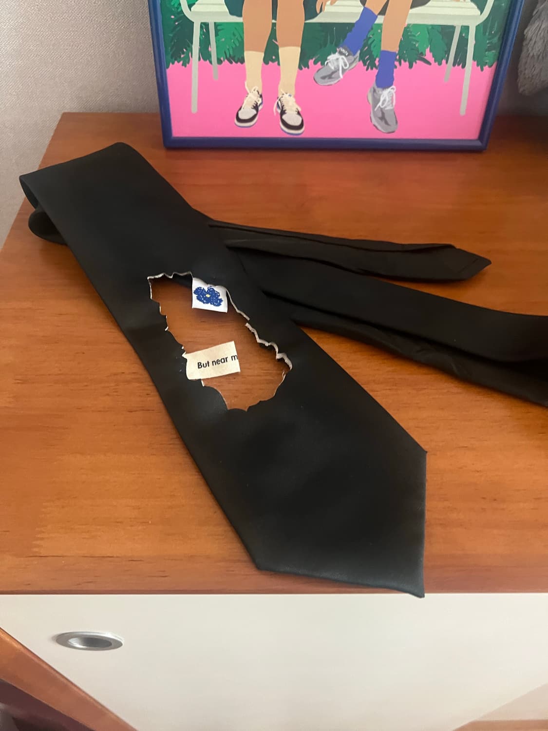 아더에러 신더홀 넥타이(블랙) 상품이미지1