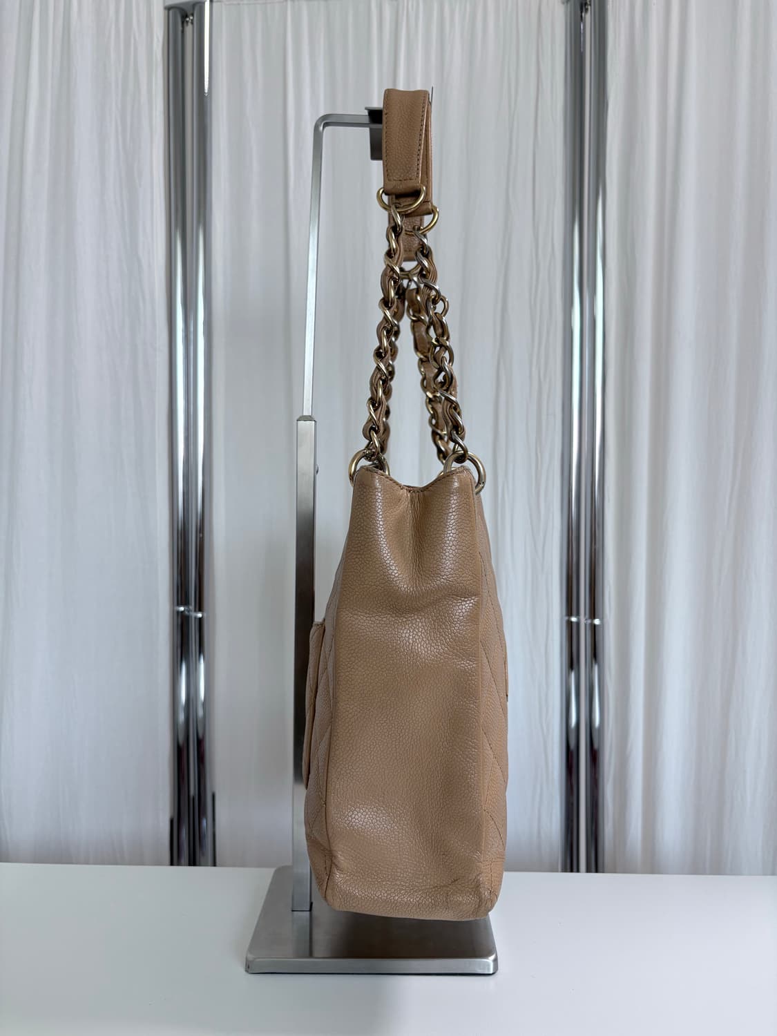 샤넬 쁘띠 샤핑백 베이지 상품이미지2