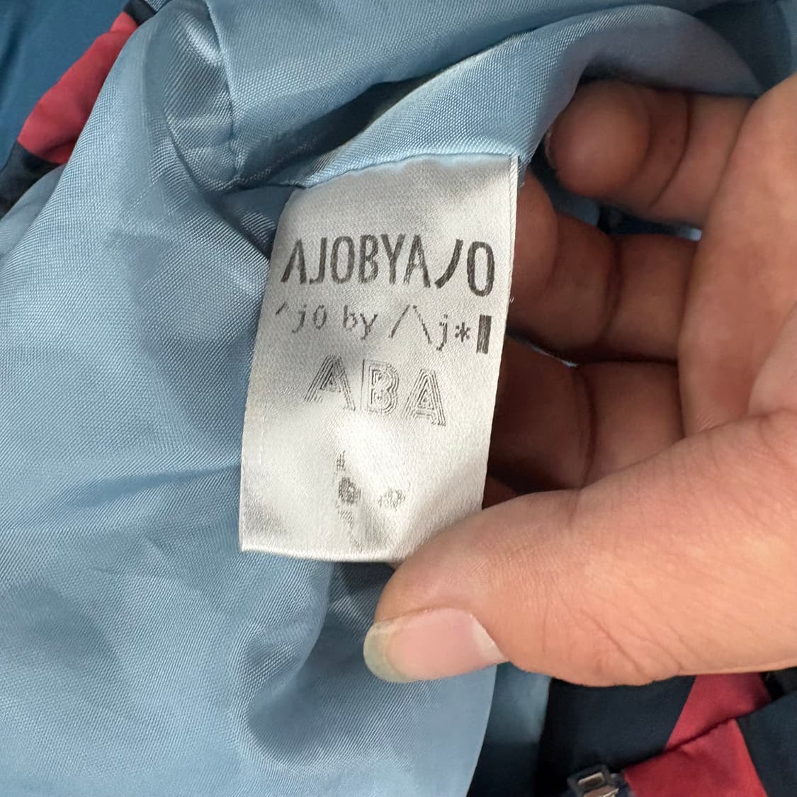 (105)아조바이아조 체크바람막이 상품이미지5