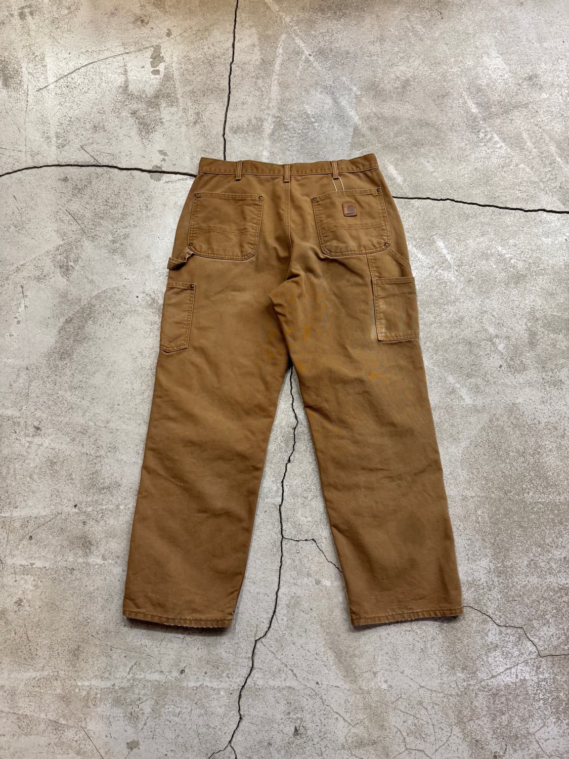 칼하트 B136 BRN 더블니 워크팬츠 상품이미지2