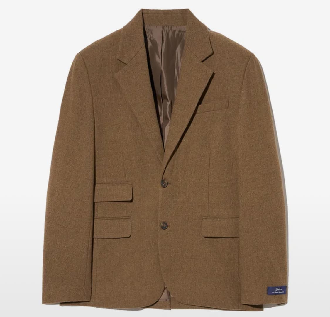 예일 헤리티지 울 블레이저 (홈스펀 브라운) 상품이미지1