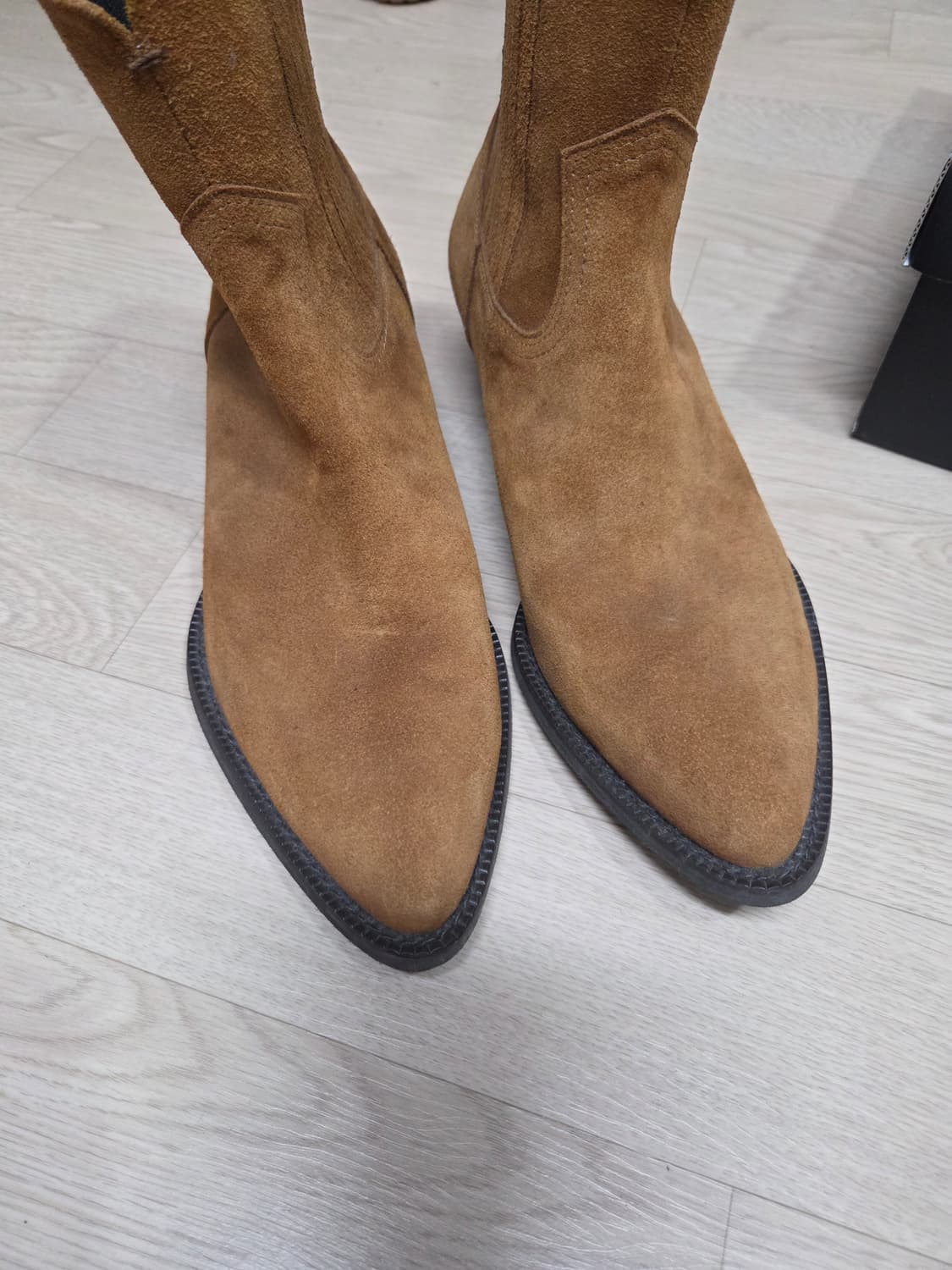 웨스턴 부츠 길프 44 스웨이드 가죽 비브람 상품이미지7