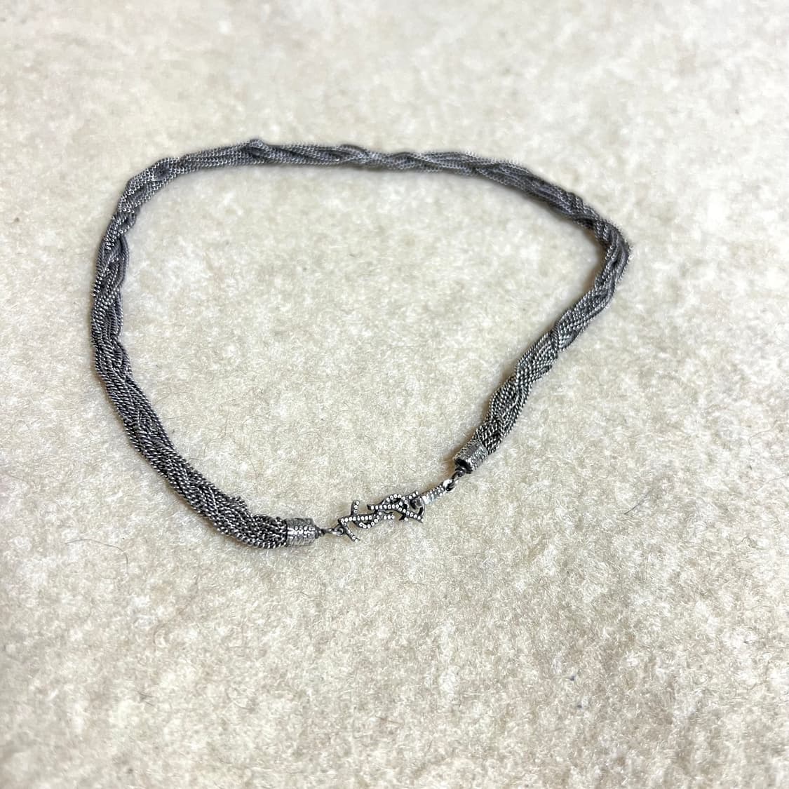 생로랑 실버 초커/팔찌 상품이미지3