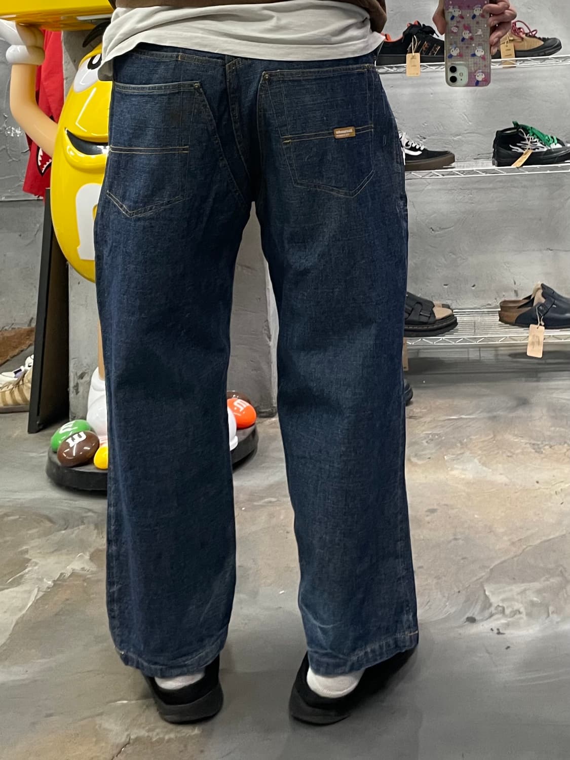 아카데믹스 와이드 데님 팬츠 상품이미지10