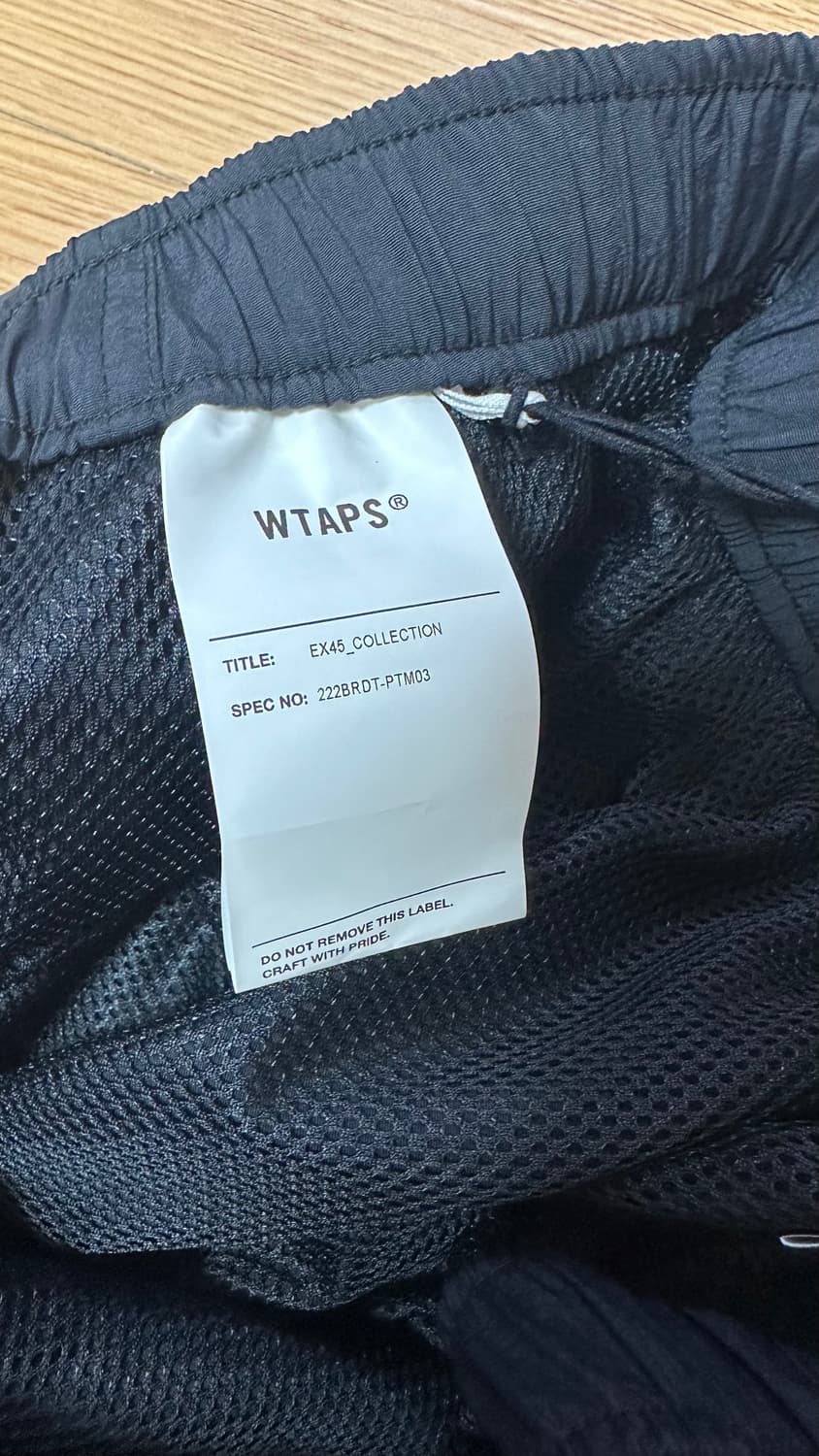 3) 더블탭스 wtaps 나일론 트랙 카고 조거 팬츠 블랙 바지 상품이미지9