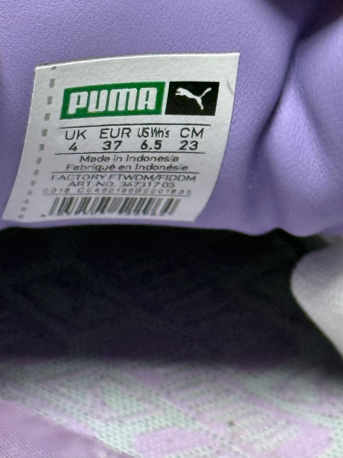 푸마 스웨이드 리본 스니커즈 230 상품이미지5