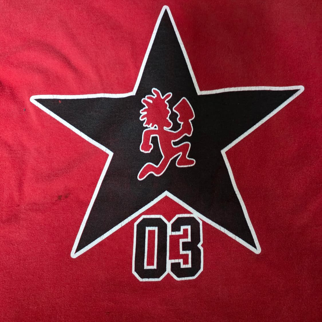 [3XL] 00s ICP 스타 해칫맨 빈티지 랩티 밴드티 페이드 레드 상품이미지2