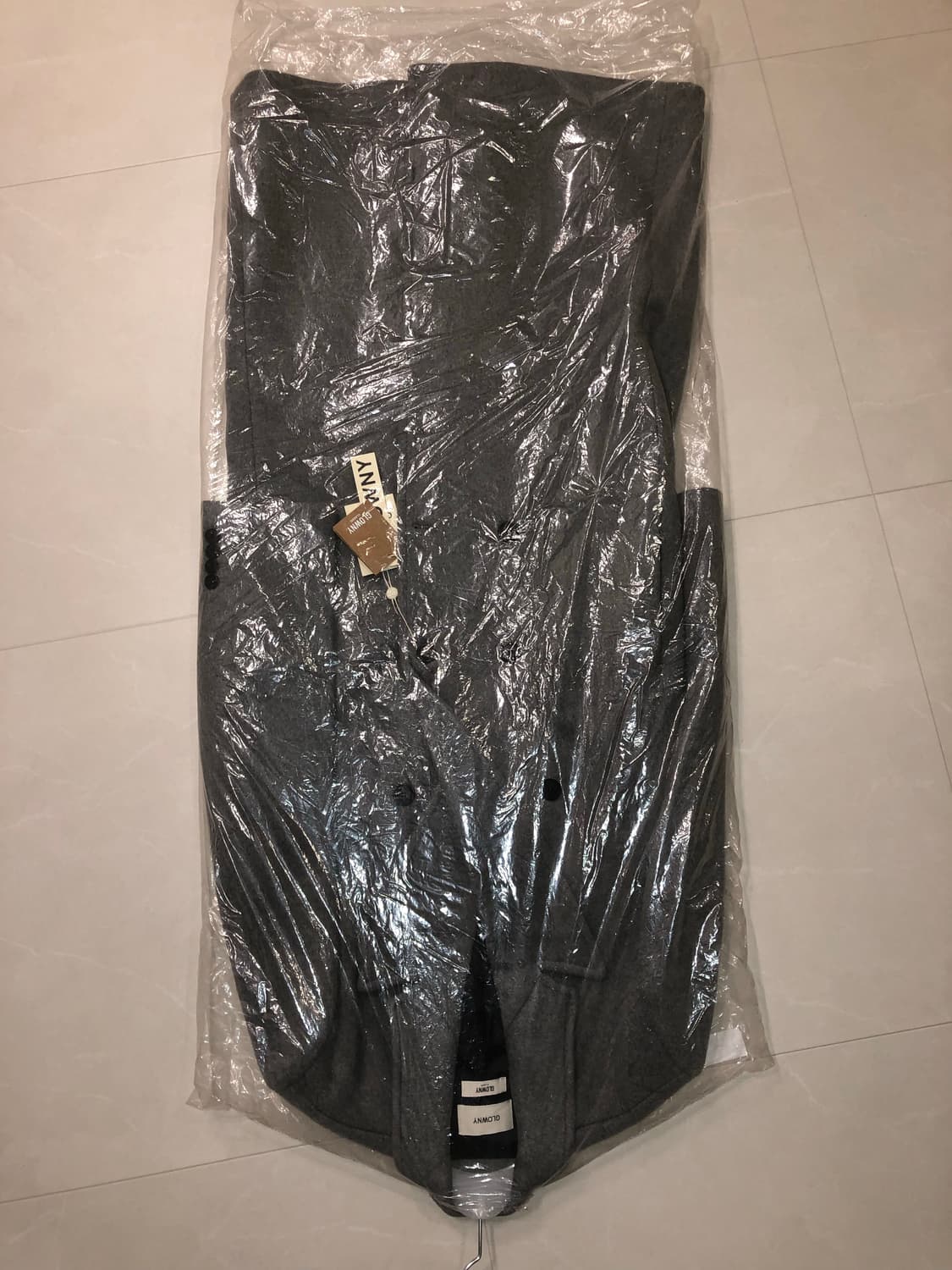 글로니 G WOOL COAT -LONG (GRAY) M 상품이미지3