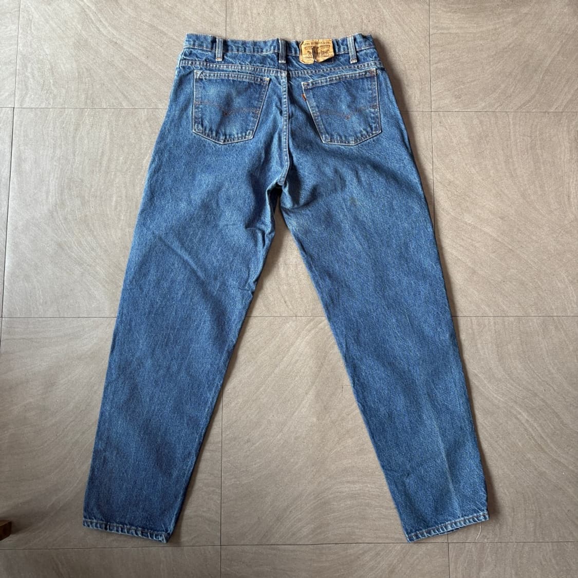 캐나다 생산 리바이스 550 데님 오렌지탭 팬츠 상품이미지5