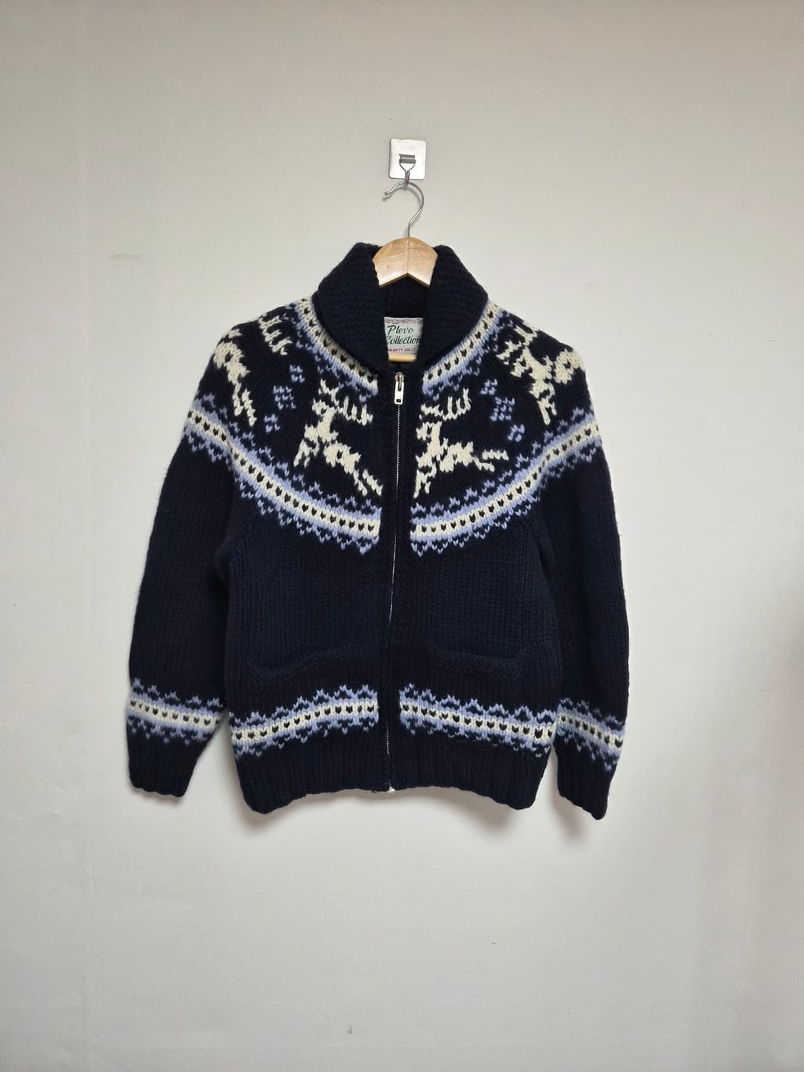 플레보콜렉션 헤비울 집업 가디건 Free사이즈 - K54 상품이미지1