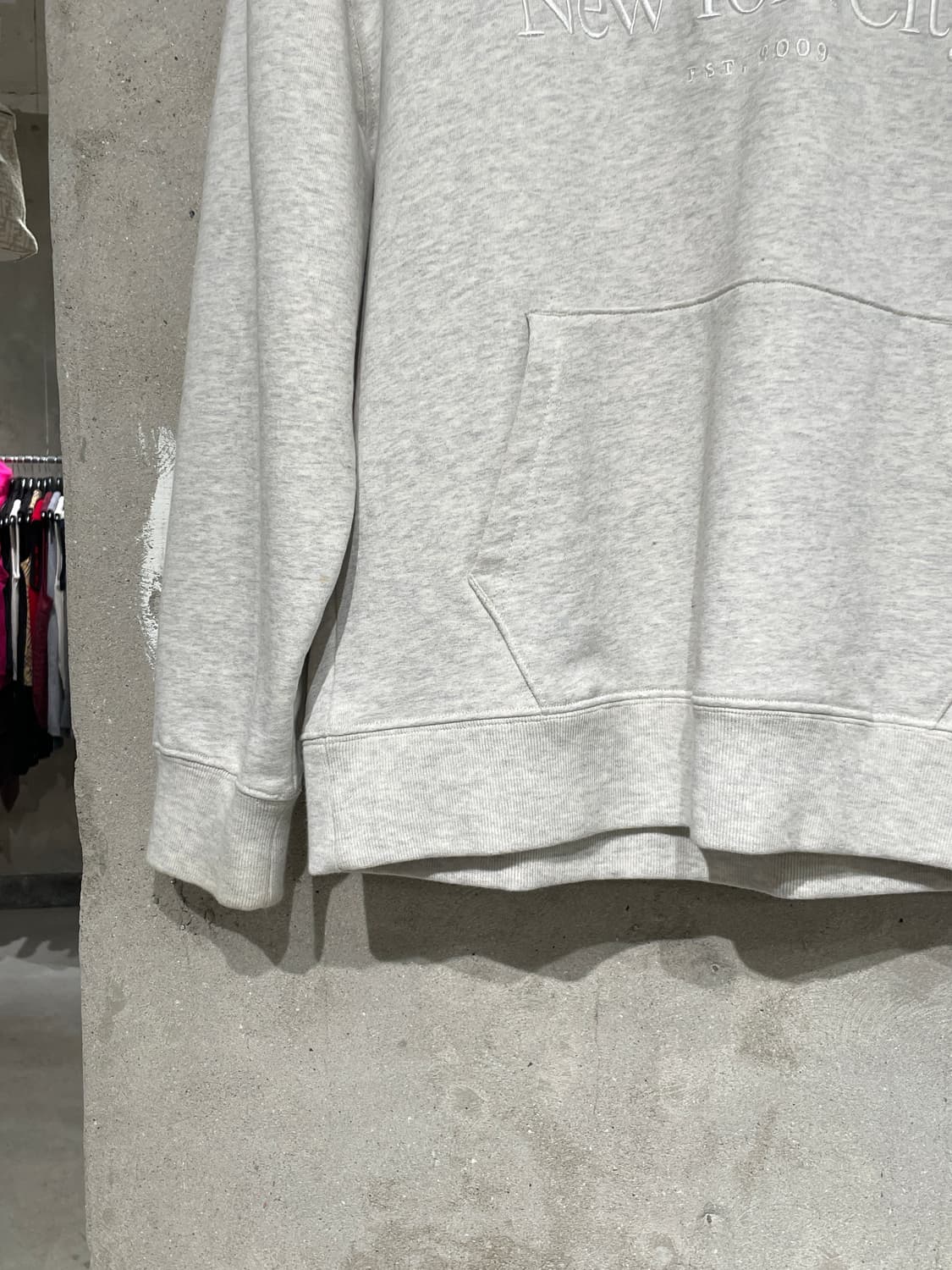 세러데이뉴욕 멜란지 아이보리 디치 밀러 스탠다드 후디 상품이미지4