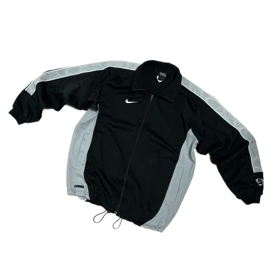 나이키 올드스쿨 블랙 그레이 오버사이즈 져지 트랙탑 상품이미지3