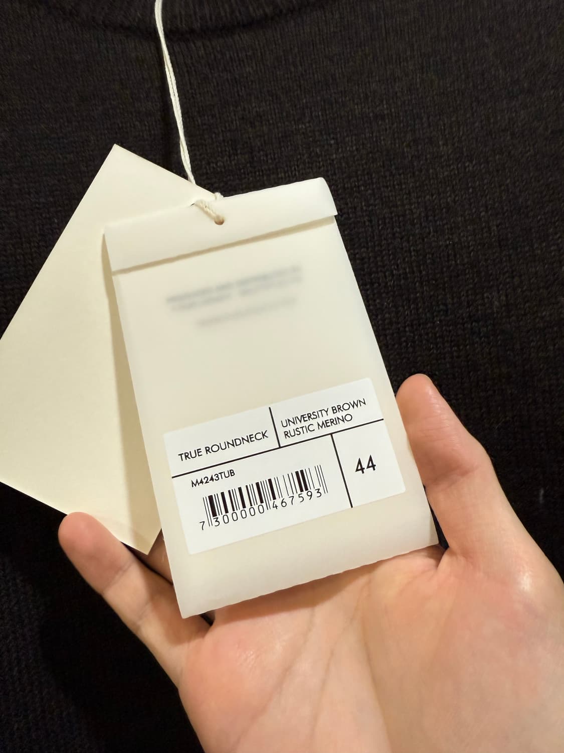 아워레가시 트루 라운드넥 니트 44 상품이미지4