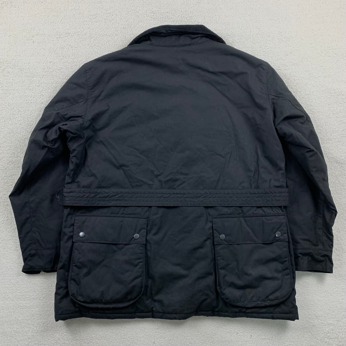 바버x엔지니어드가먼트 인터내셔널 레녹스 왁스 자켓 블랙 상품이미지5