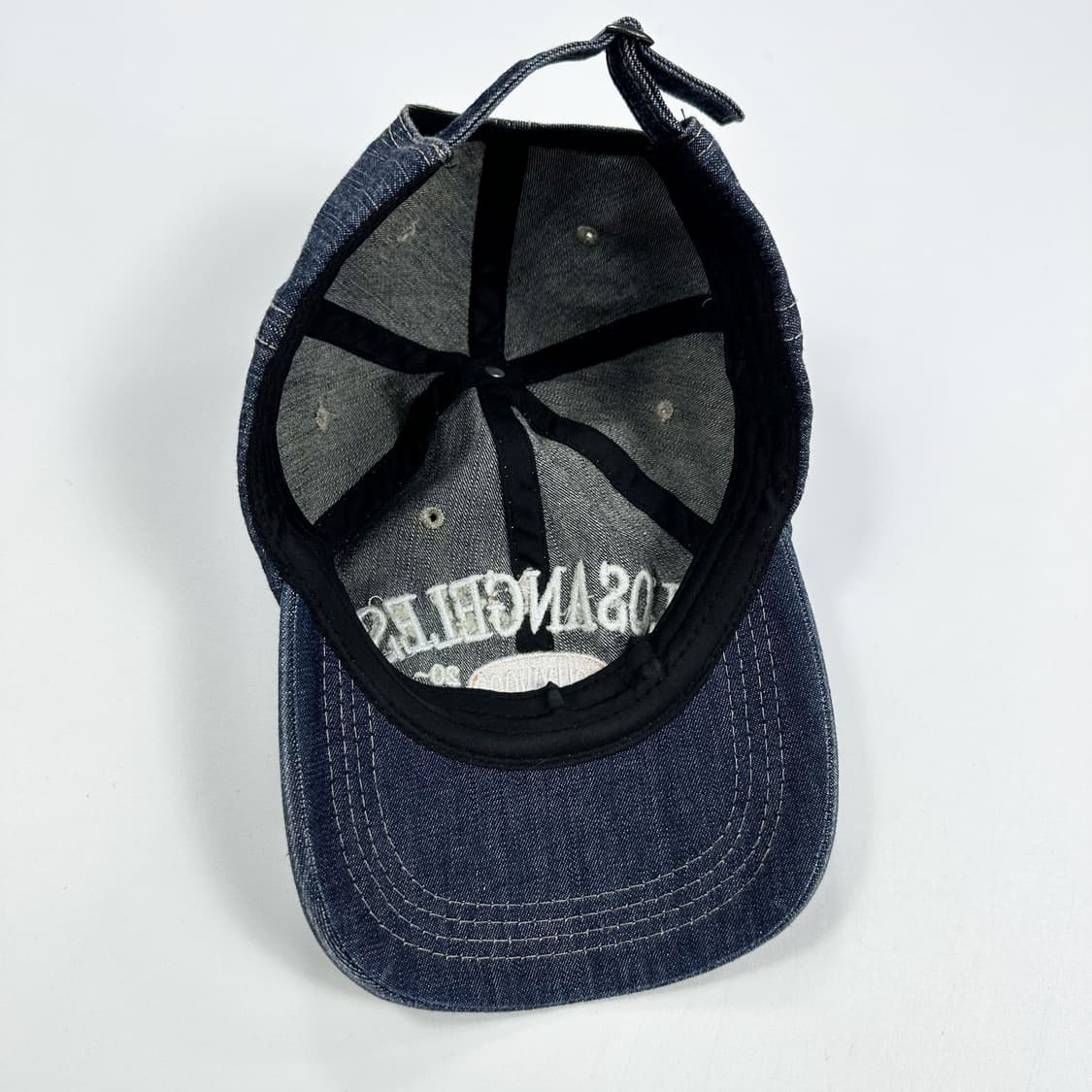 VTG 빈티지 레터링 데님 스티치 볼캡 상품이미지4