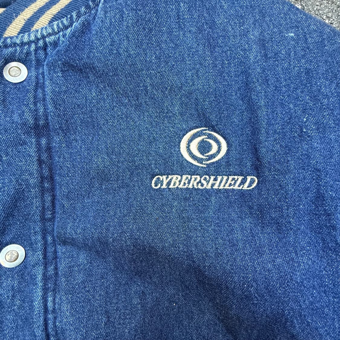 베이지 베이스볼 자켓 상품이미지3