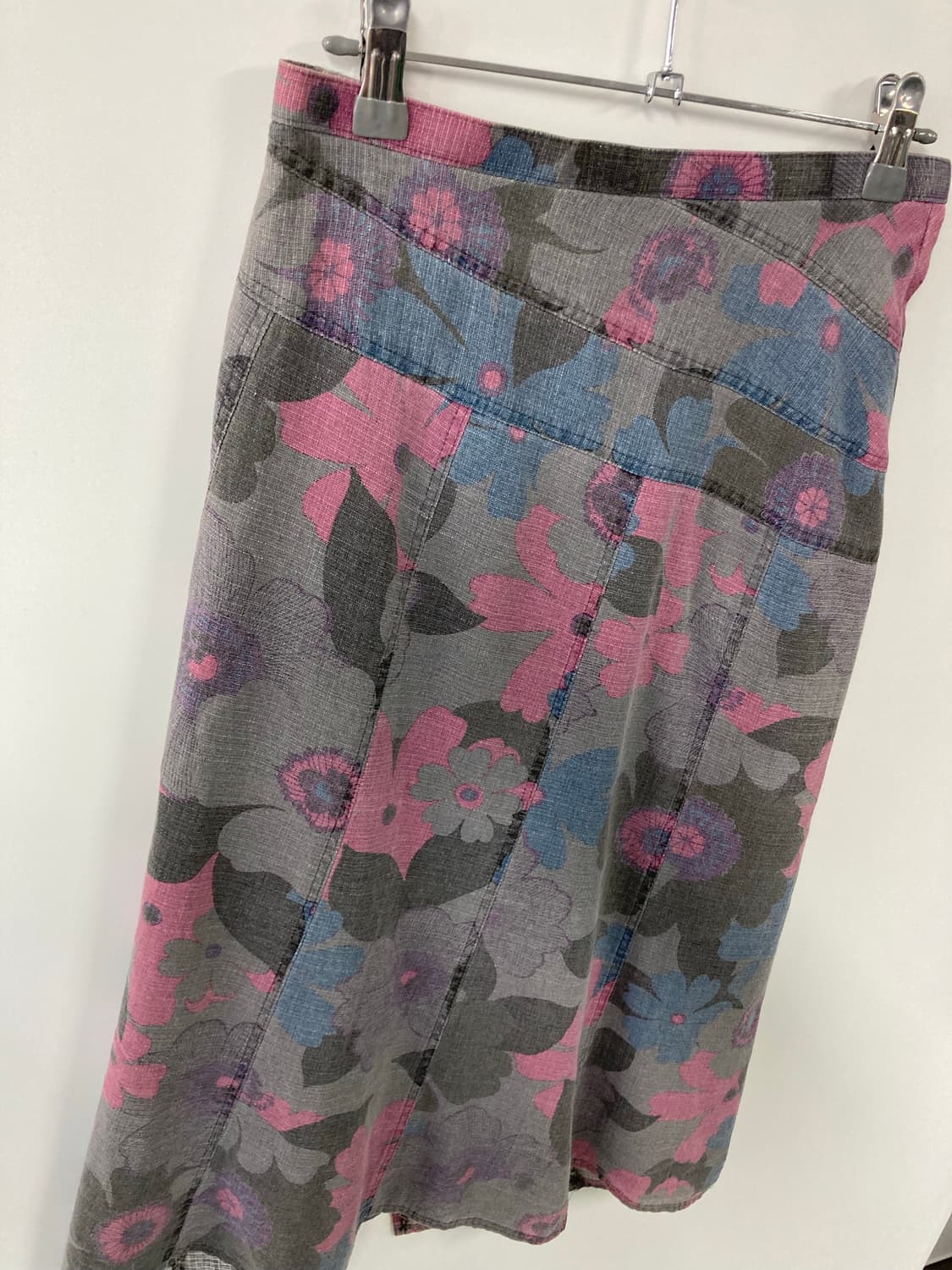 플라워 절개 롱스커트 상품이미지6