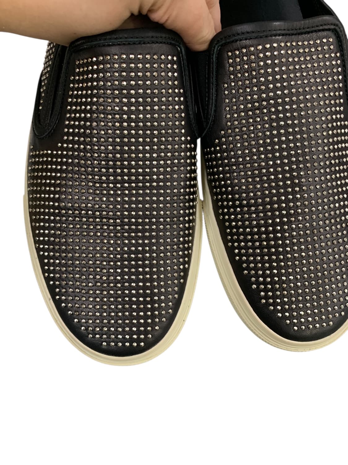 생로랑 스터드 가죽 슬립온 44(285) (gr-3175) 상품이미지7