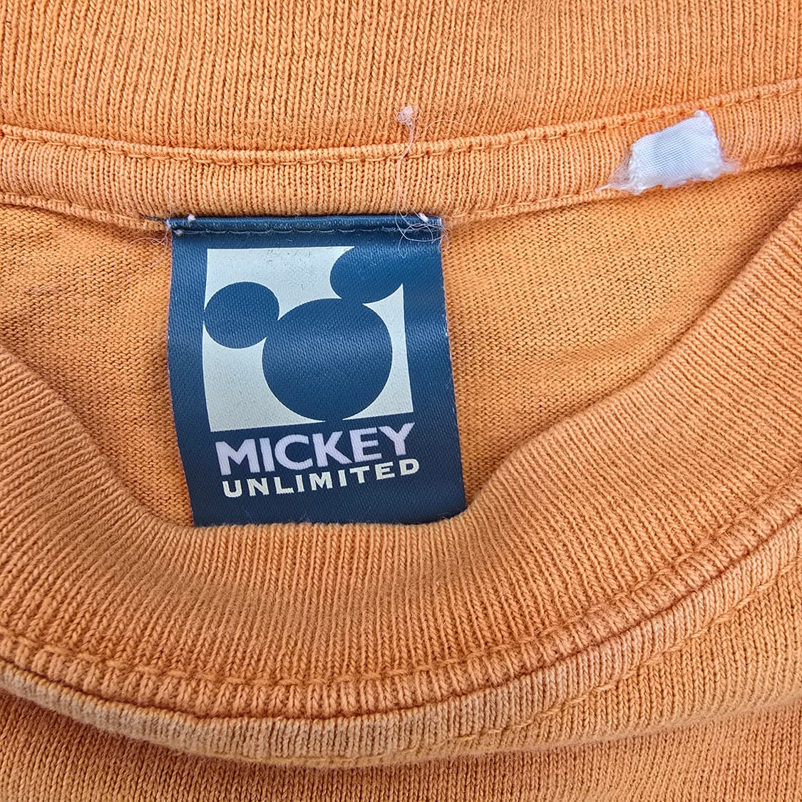 Vintage 90s 미키 스팀보트 윌리 루프휠 티셔츠 S 상품이미지3