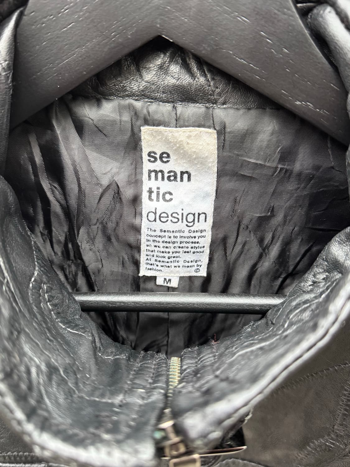 Semantic Design 양가죽 투웨이 라이더 가죽자켓  상품이미지2