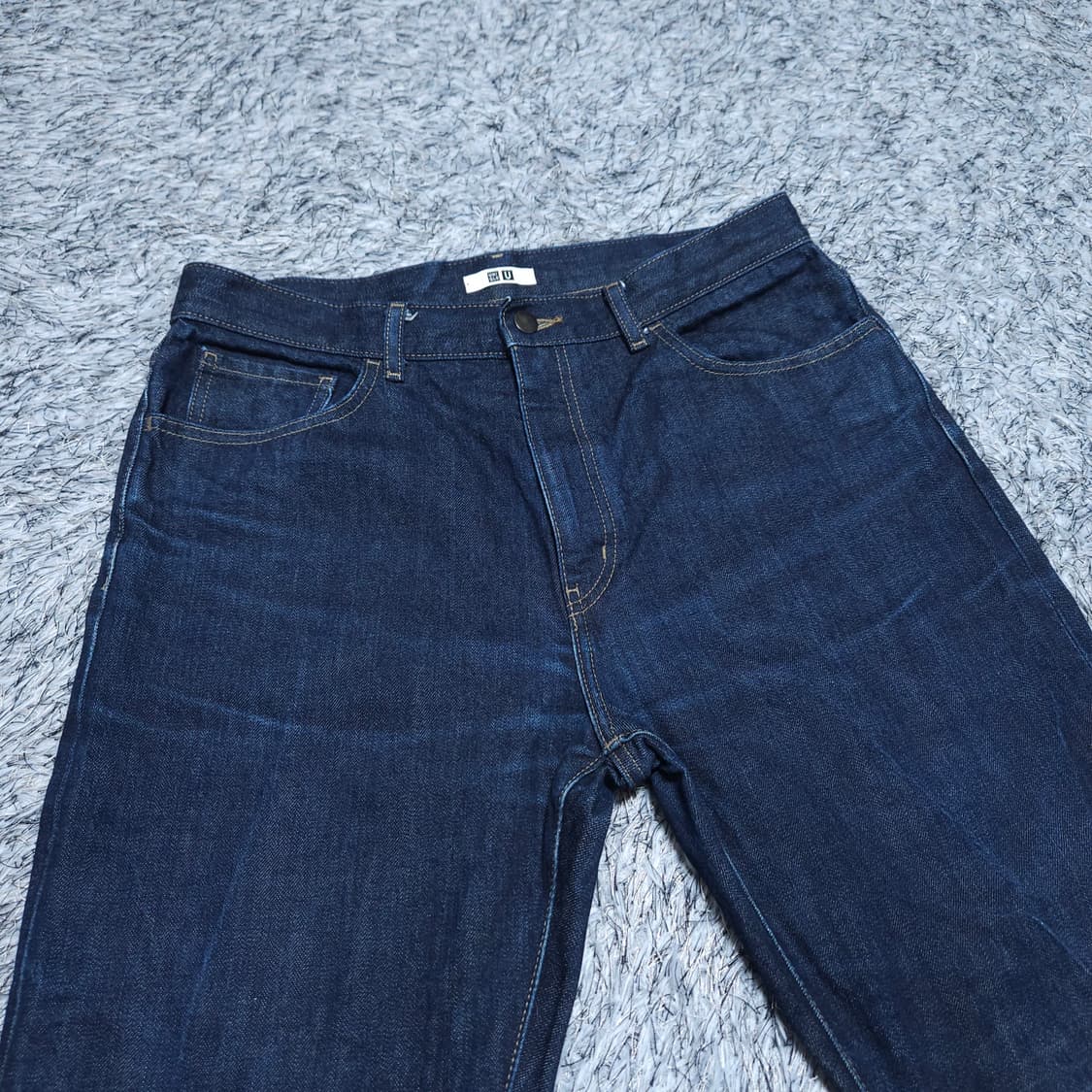 유니클로) 33 남자 셀비지데님 일자청바지 / 왕눈이샵 상품이미지2