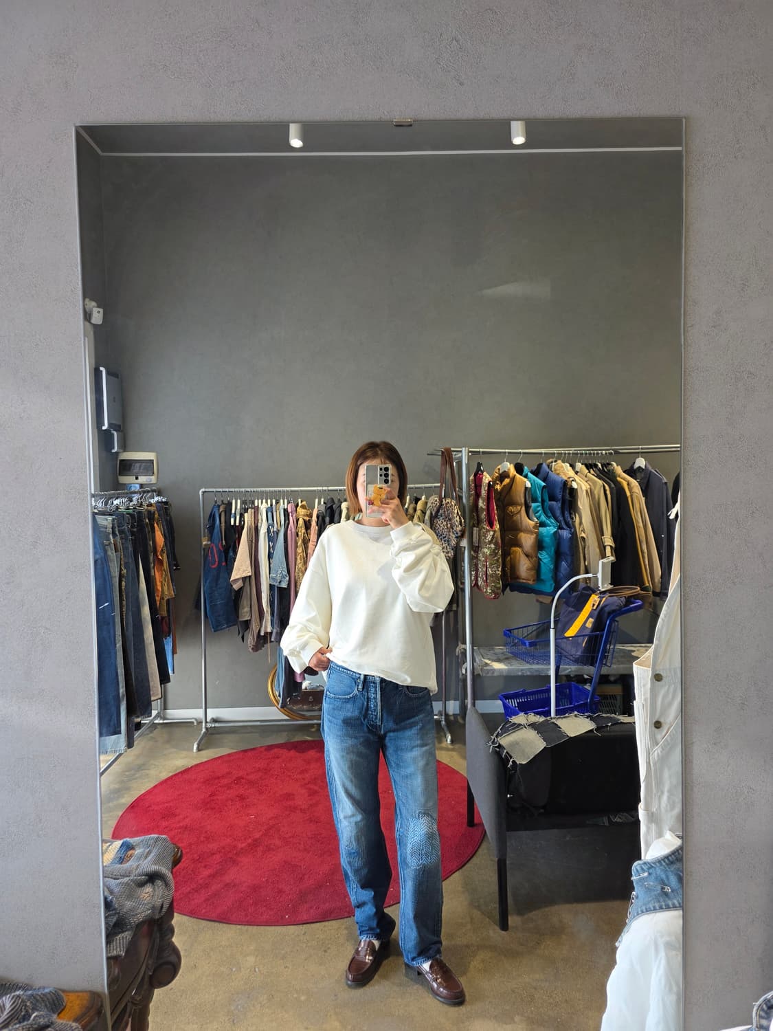 캐피탈 패치워크 데님팬츠 상품이미지7