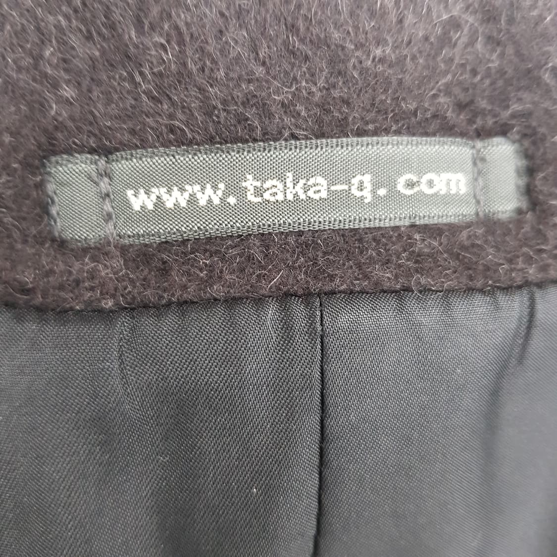 테이크 큐 블랙 싱글 롱코트 XL 사이즈 상품이미지3