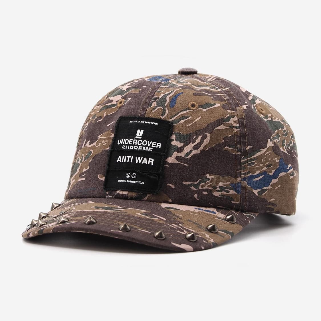 슈프림 x 언더커버 스터드 6-패널 브라운 카모  상품이미지1